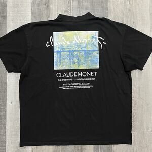 APOH London Claude Monet Artist Black Art Shirt Westminster Paintings 1989-1905